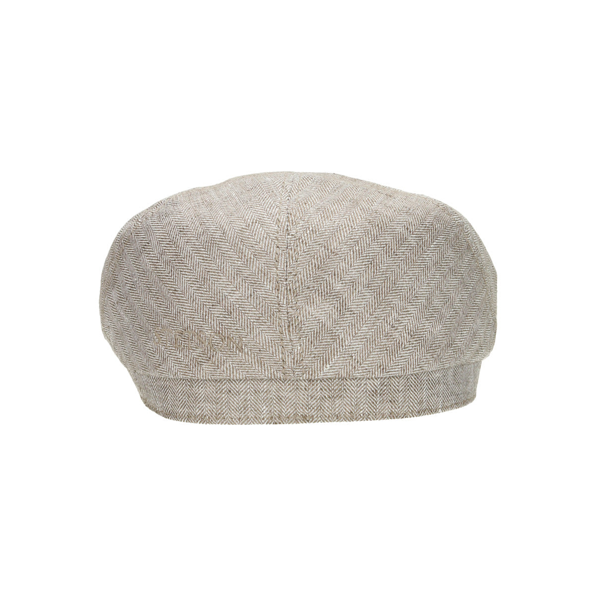 6-Panel Cap Linen herringbone beige