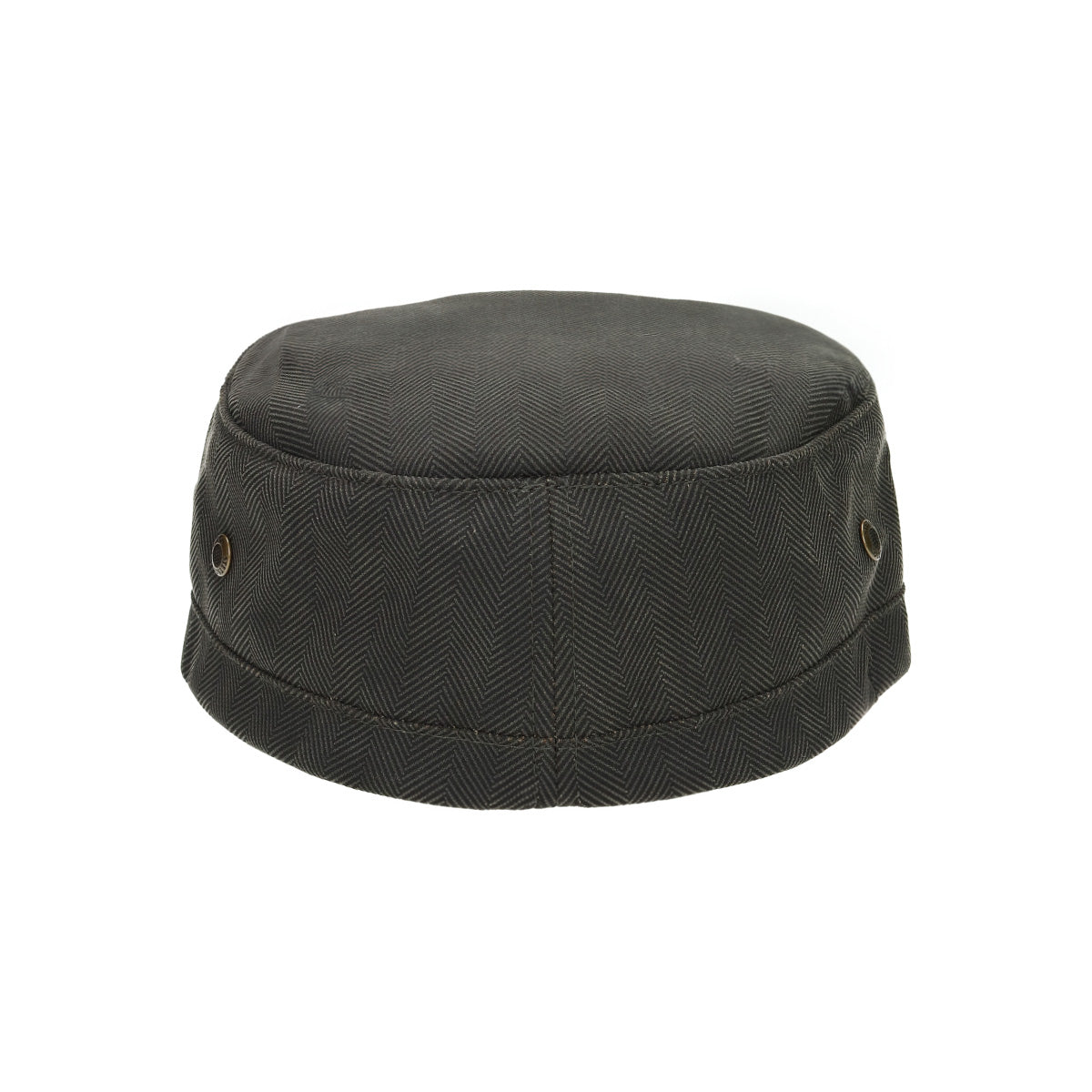 Army Cap Herringbone herringbone green black