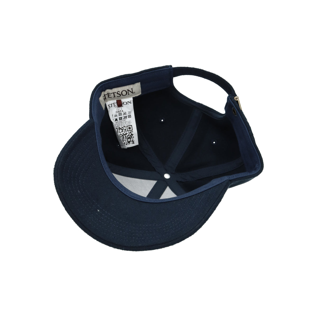 Baseball Cap Vintage Logo Patch Wool blue