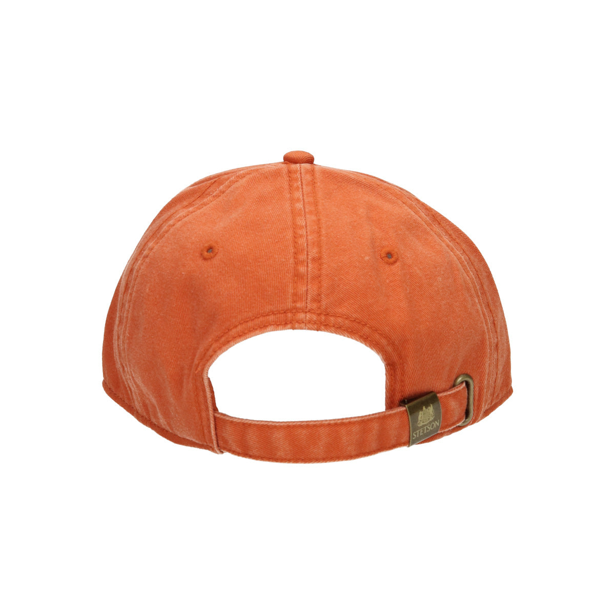 Baseball cap cotton orange dark