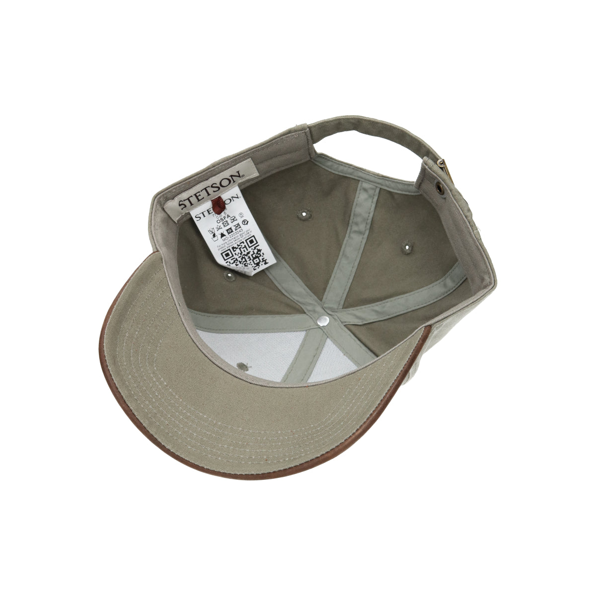 Baseball Cap Cotton Vintage olive gray