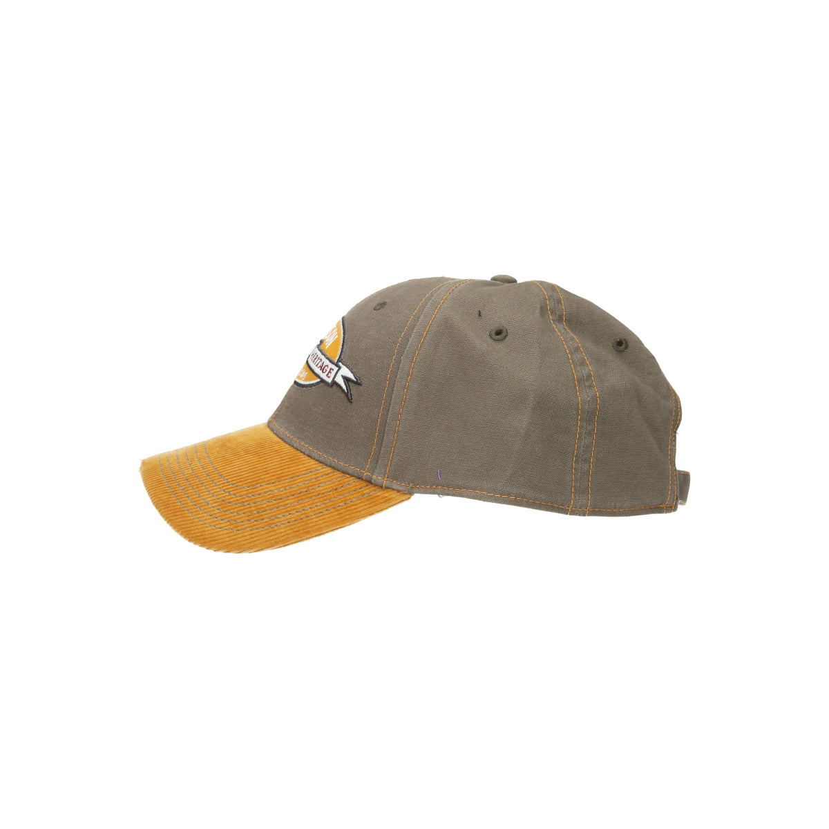 Baseball cap vintage distressed beige gray