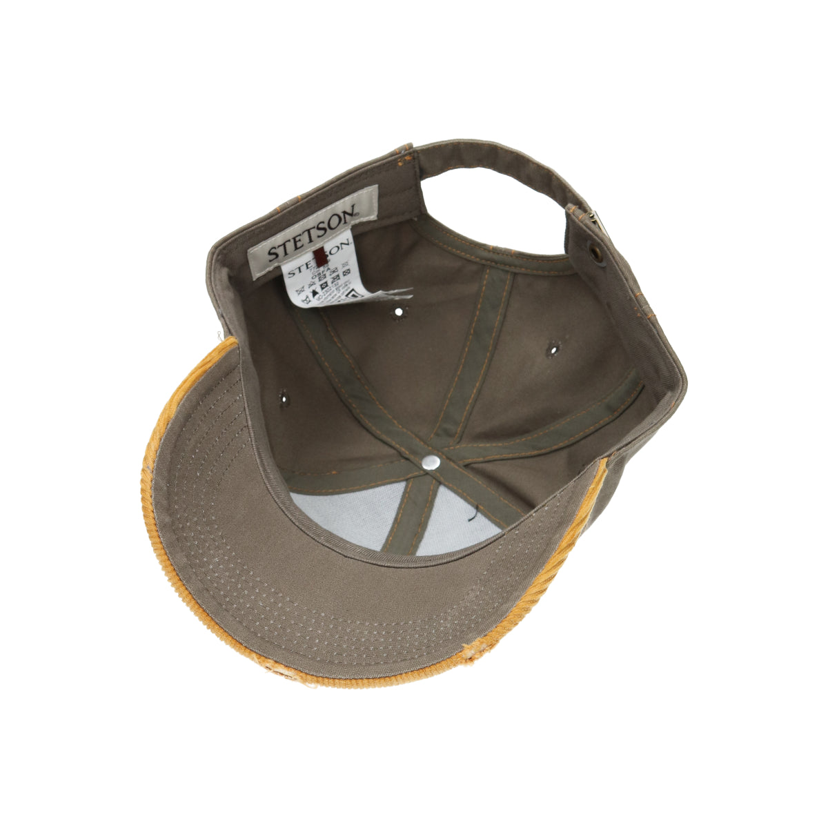 Baseball cap vintage distressed beige gray