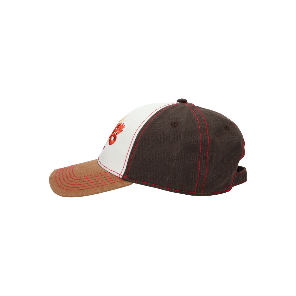Baseball cap vintage distressed beige