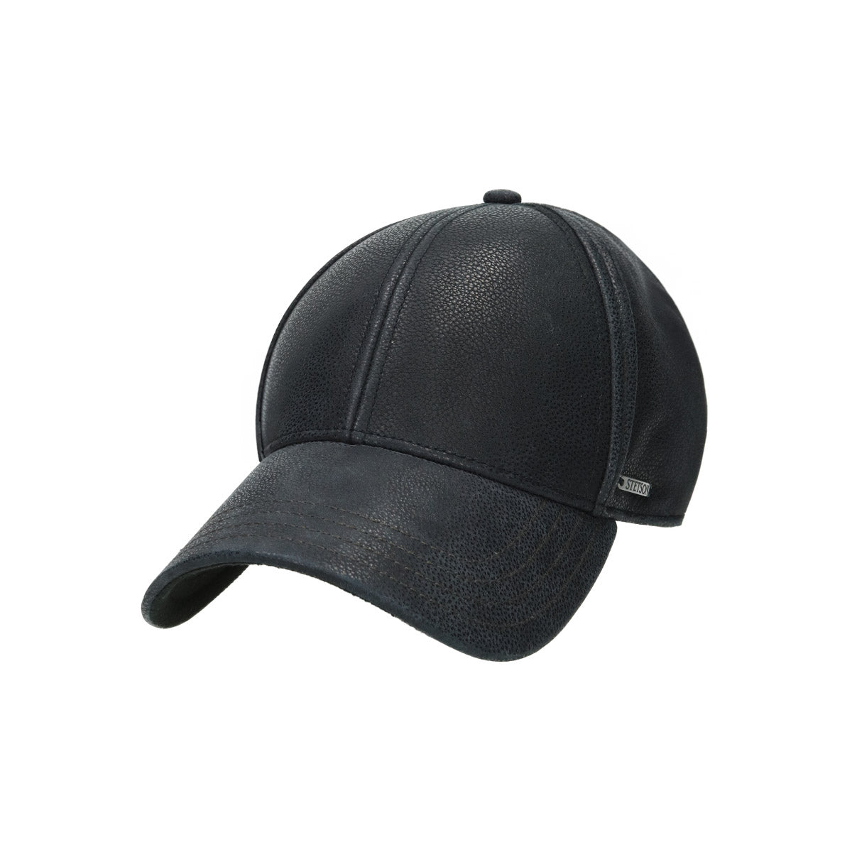 Baseball Cap Chevrette Cowhide EF black