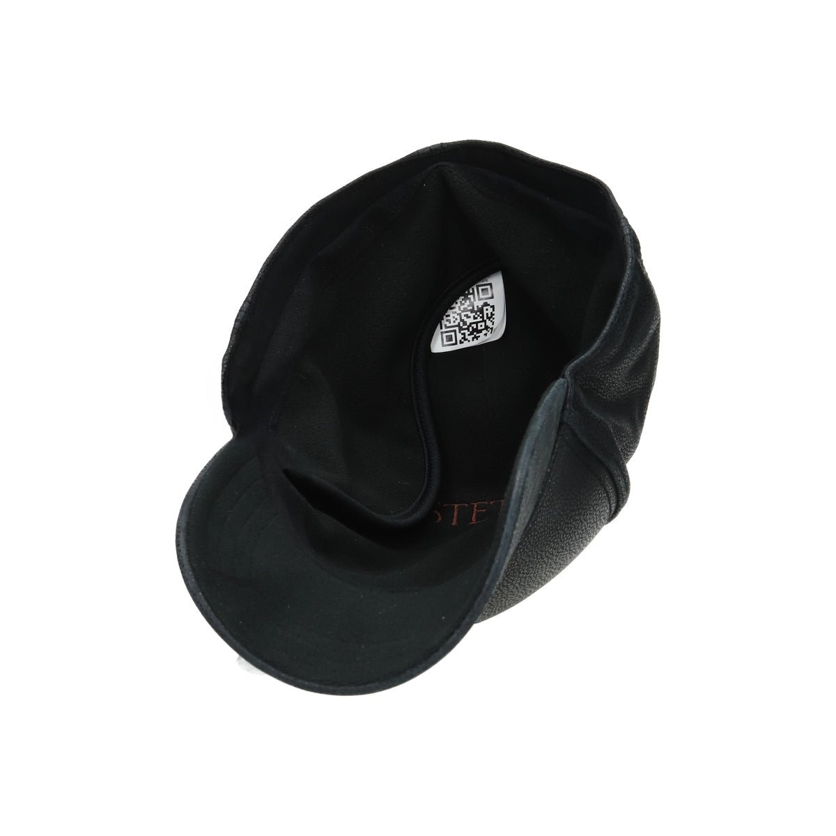 Baseball Cap Chevrette Cowhide EF black