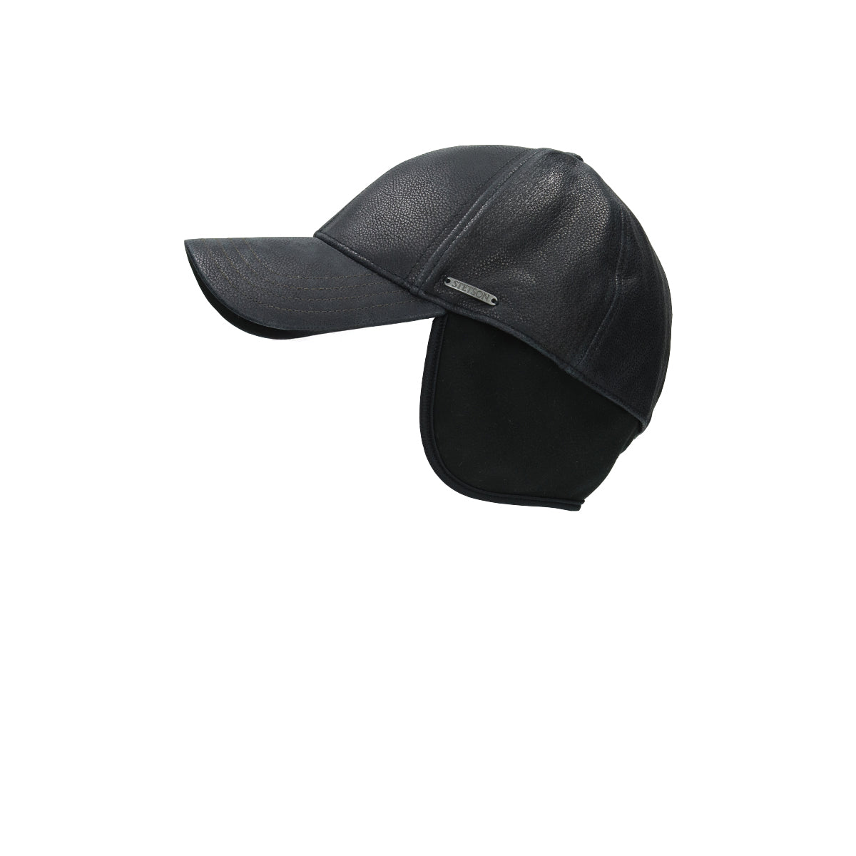 Baseball Cap Chevrette Cowhide EF black