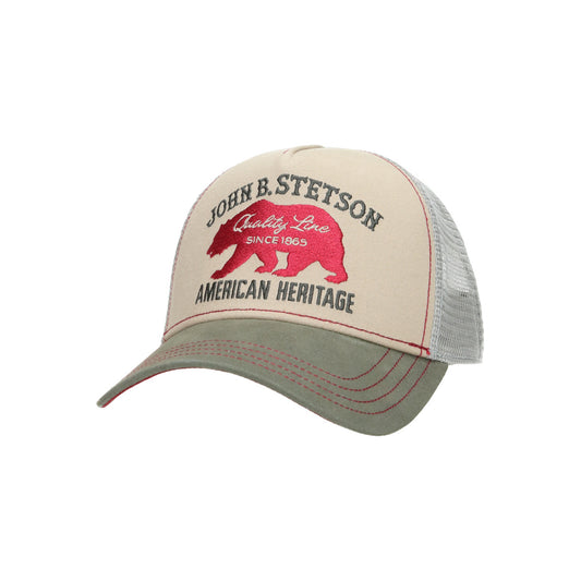 Trucker Cap Bear brown beige