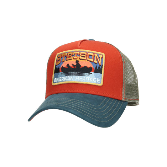 Trucker Cap Canoe red blue