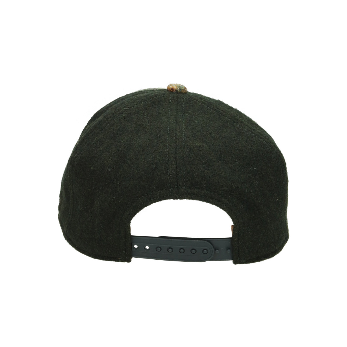 Trucker Cap Wool Check green dark orange