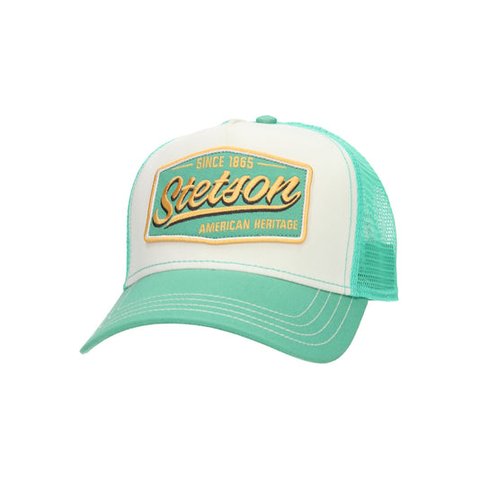 Trucker Cap Vintage light green white