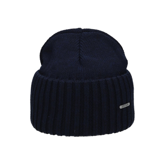 Beanie Merino Wool dark blue