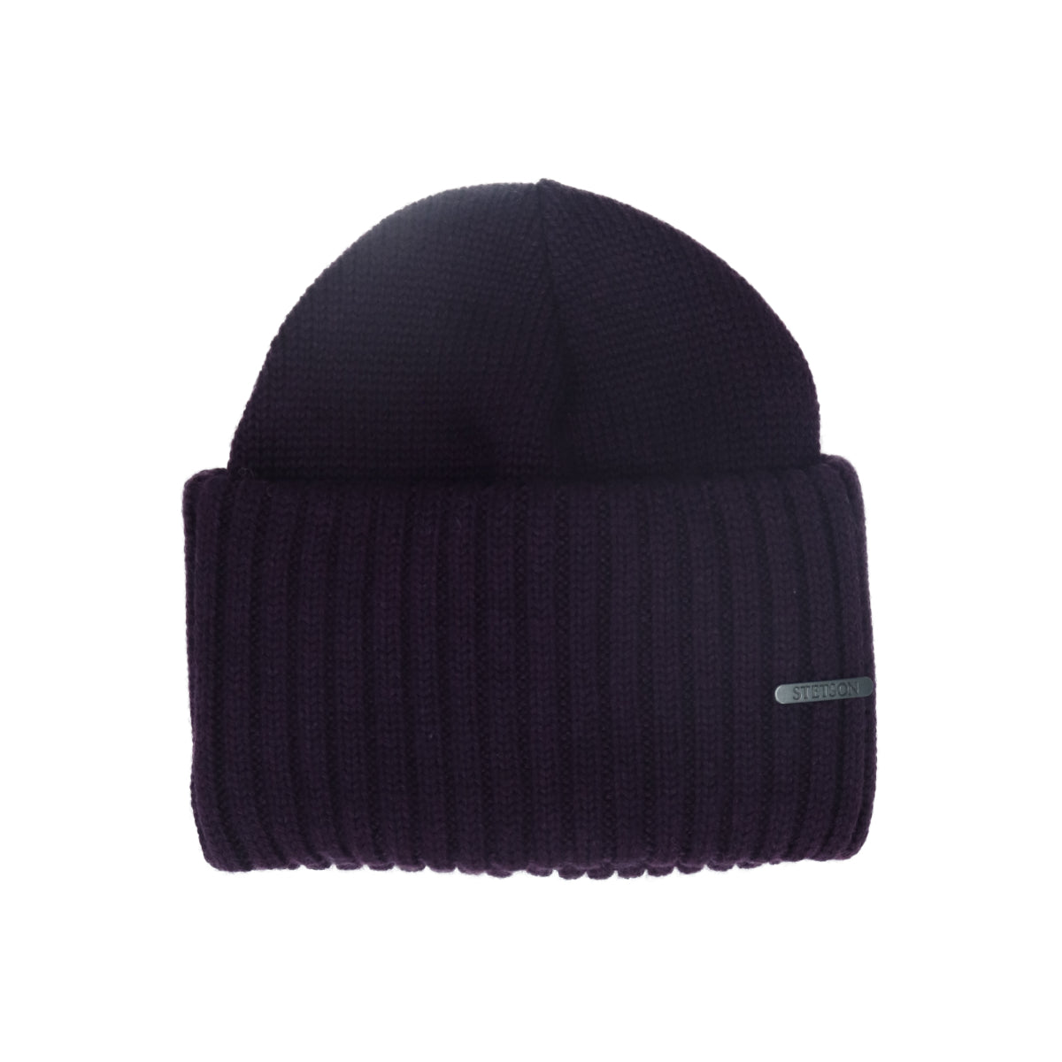 Beanie merino purple