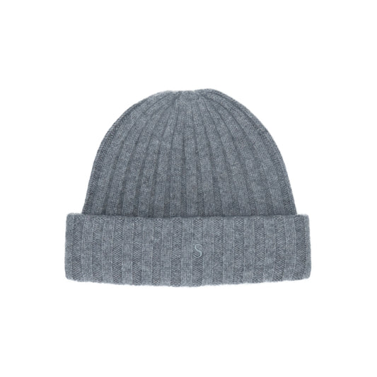 Beanie Cashmere gray