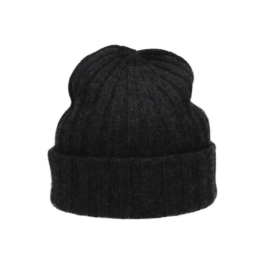 Cashmere beanie dark gray