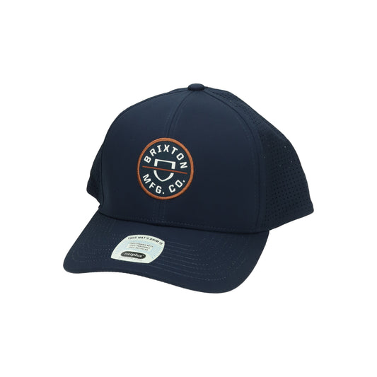 CREST X MP SNAPBACK washed navy blue