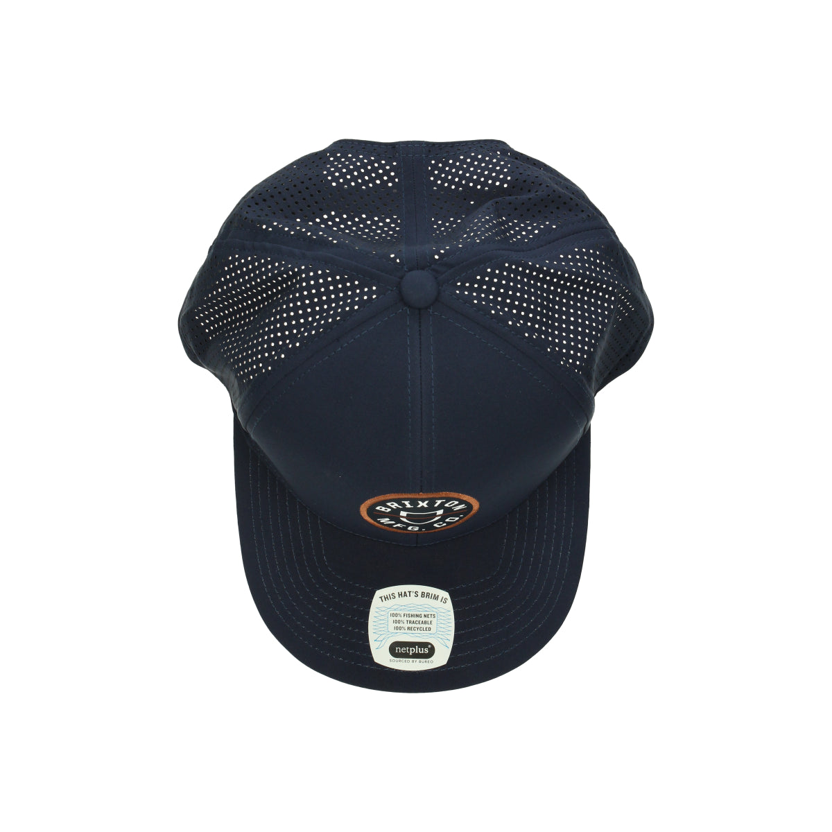 CREST X MP SNAPBACK washed navy blue