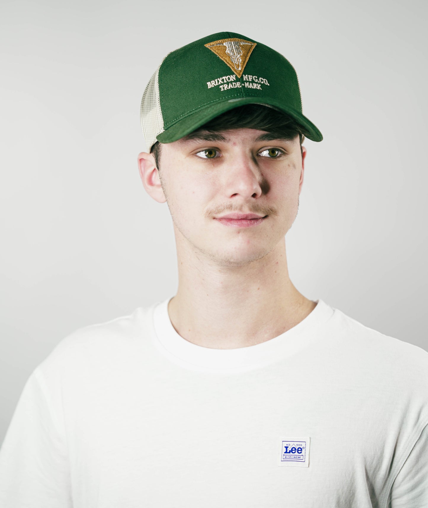 GUNSTON NETPLUS MP TRUCKER HAT pine needle green
