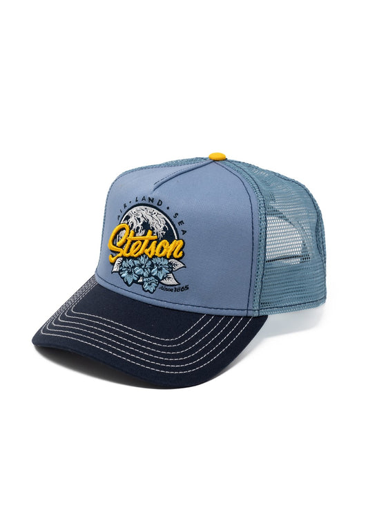 Trucker Cap Air Land Sea blue