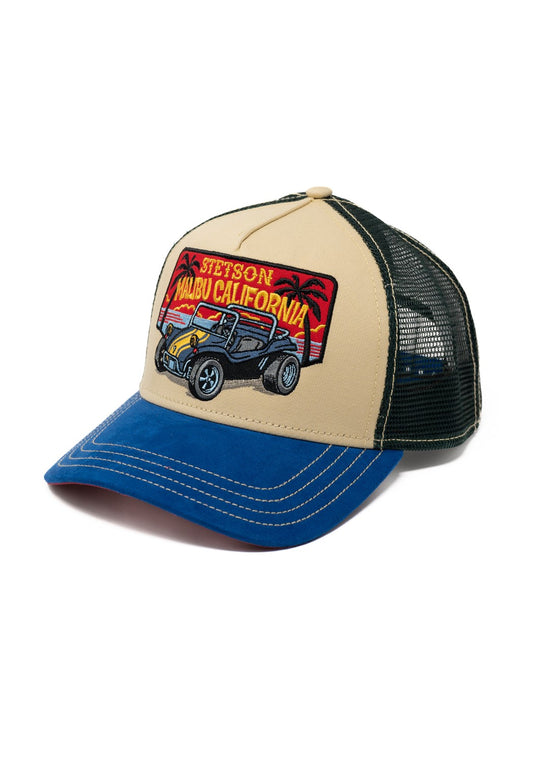 Trucker Cap Malibu blue beige