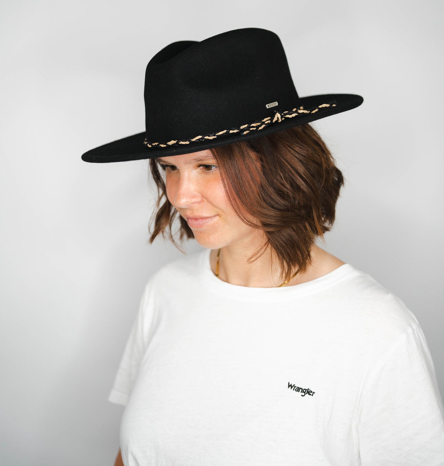 MESSER WESTERN FEDORA black black