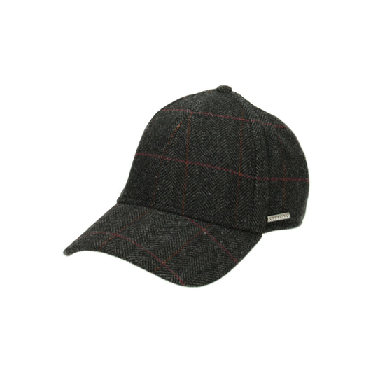 Baseball Cap Wool EF herringbone gray