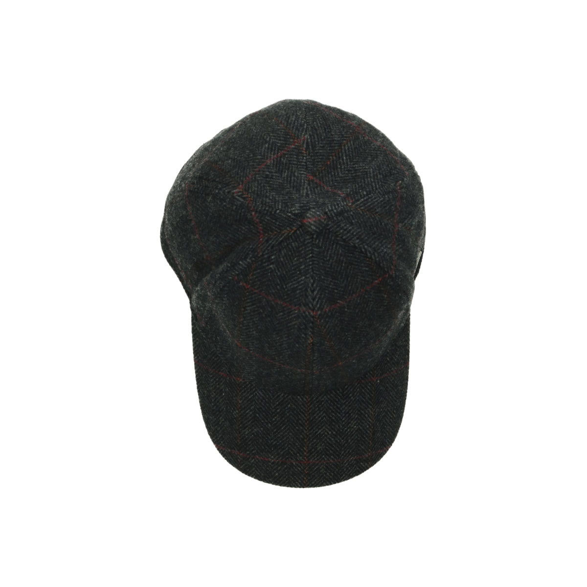 Baseball Cap Wool EF herringbone gray