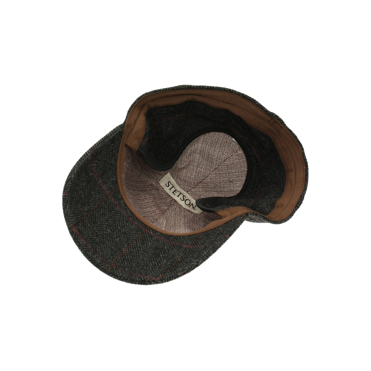 Baseball Cap Wool EF herringbone gray