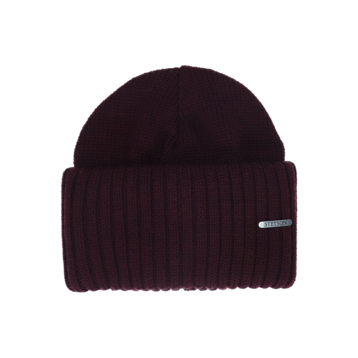 Beanie Merino Wool bordeaux dark red