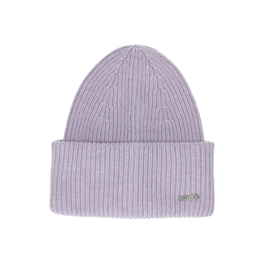 Beanie merino lilac