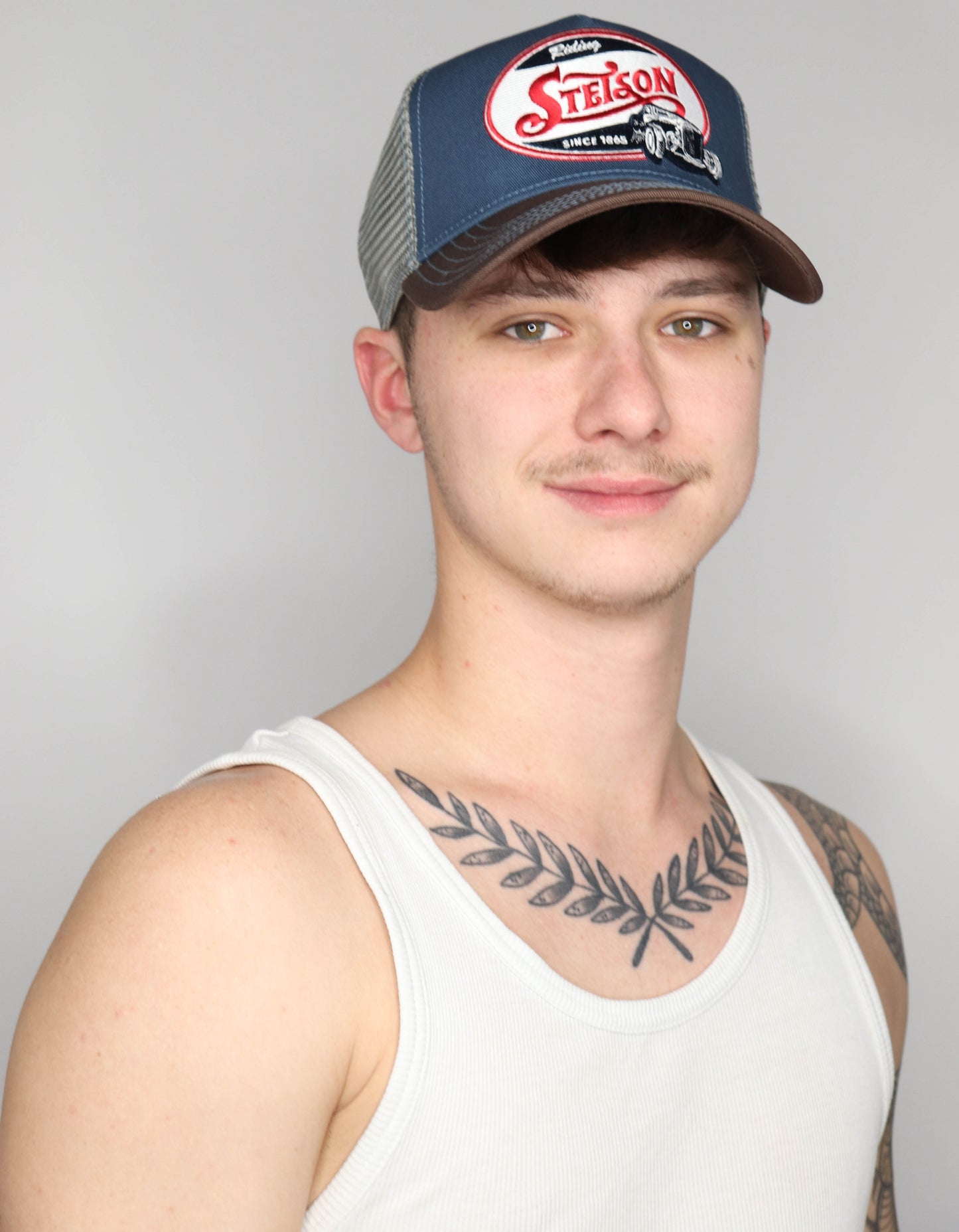 Trucker Cap Hot Rod brown blue