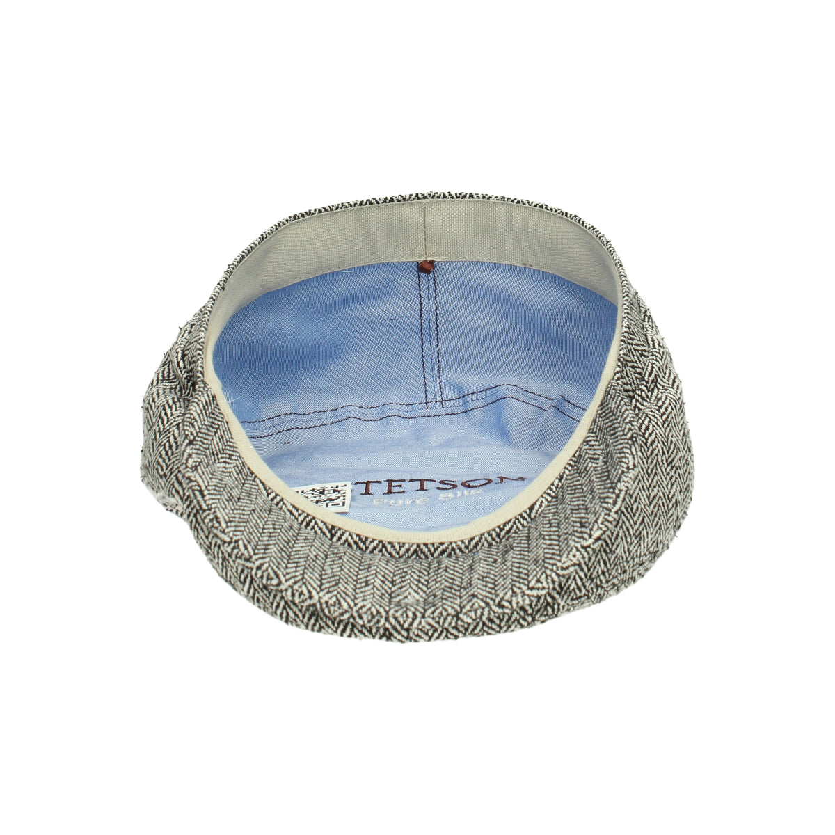 Driver Cap Silk herringbone gray