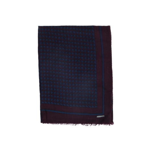 Scarf Wool Pepita purple