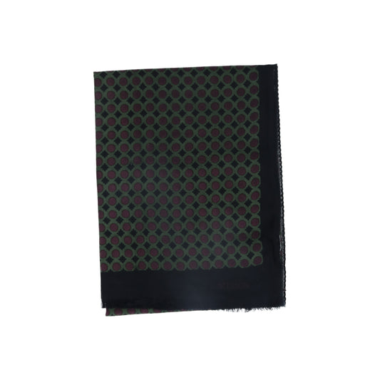 Scarf Woold Dots red black
