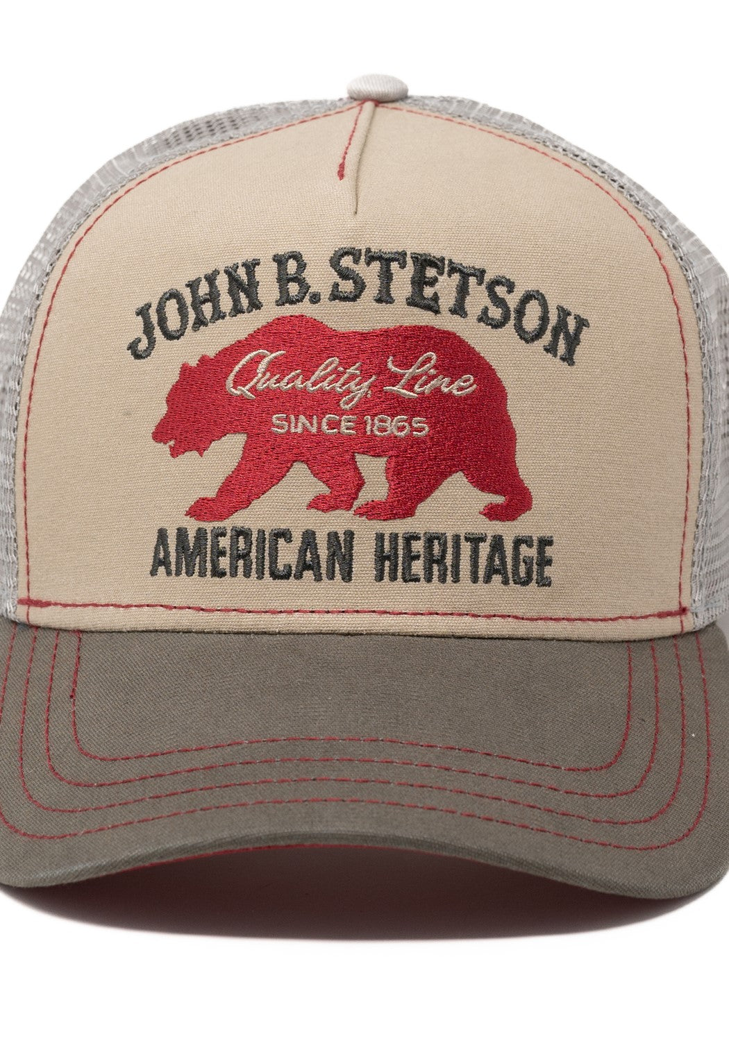 Trucker Cap Bear brown beige