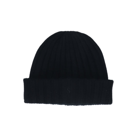 Cashmere beanie black